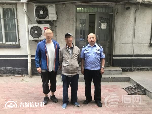 八旬老人出门遛弯迷路 市北民警及时暖心救助