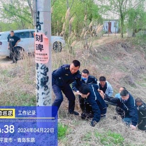 平度市东阁街道执法中队机动队员巡查路上见义勇为，点赞！ ...